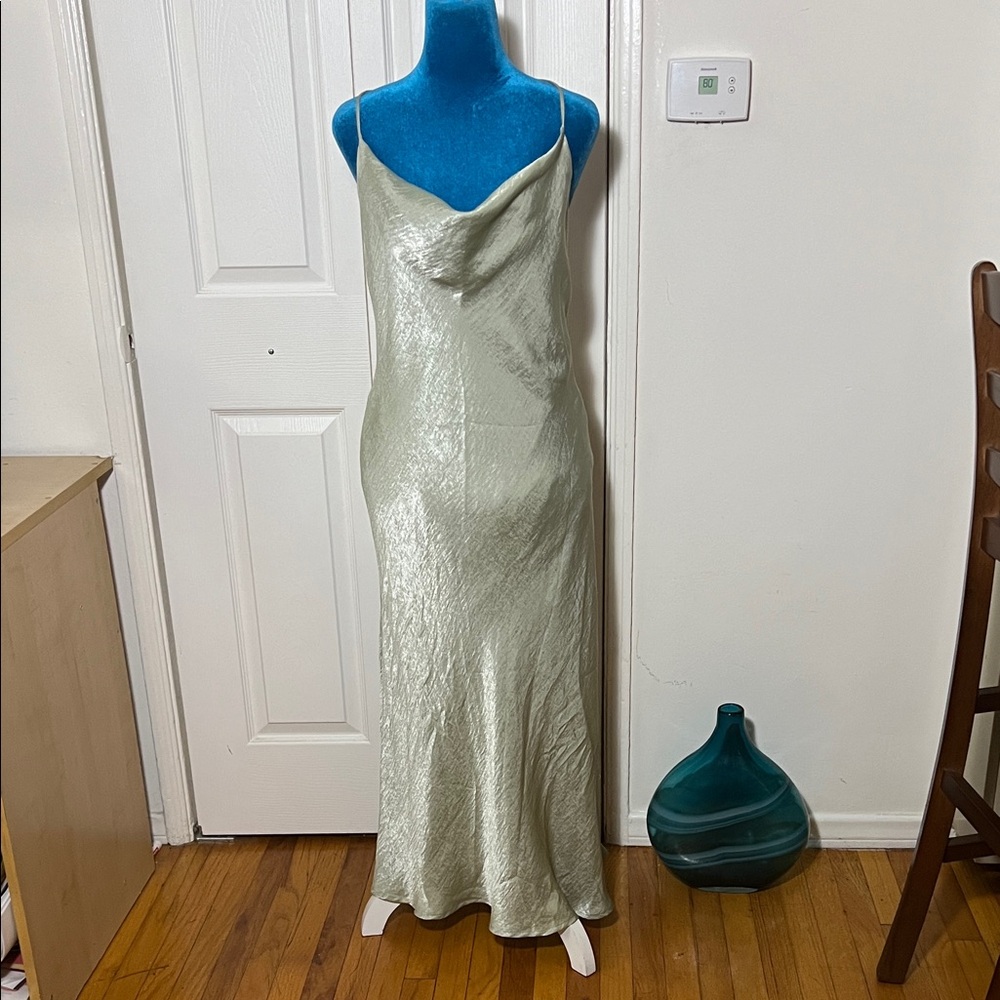 RESA Satin Midi Dress Women’s Large